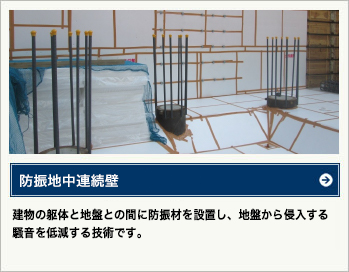 防振地中連続壁
